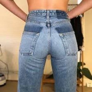 Reformation shadow pocket straight jeans - size 26
